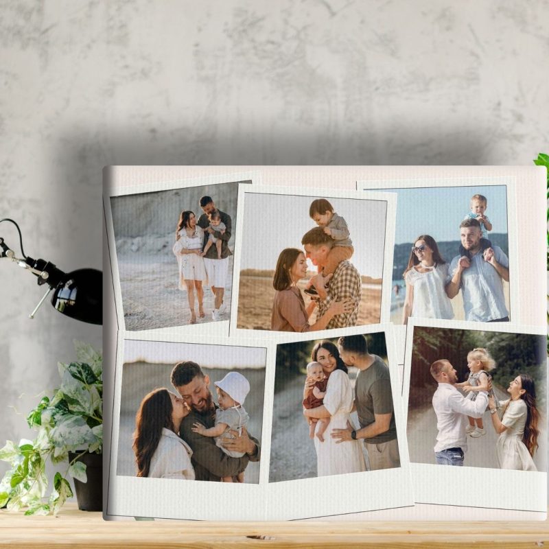 Tablou Canvas Colaj cu 6 Poze – Tablou Personalizat de Familie Tablou canvas colaj cu 6 poze – tablou personalizat de familie pentru decor cald și plin de amintiri