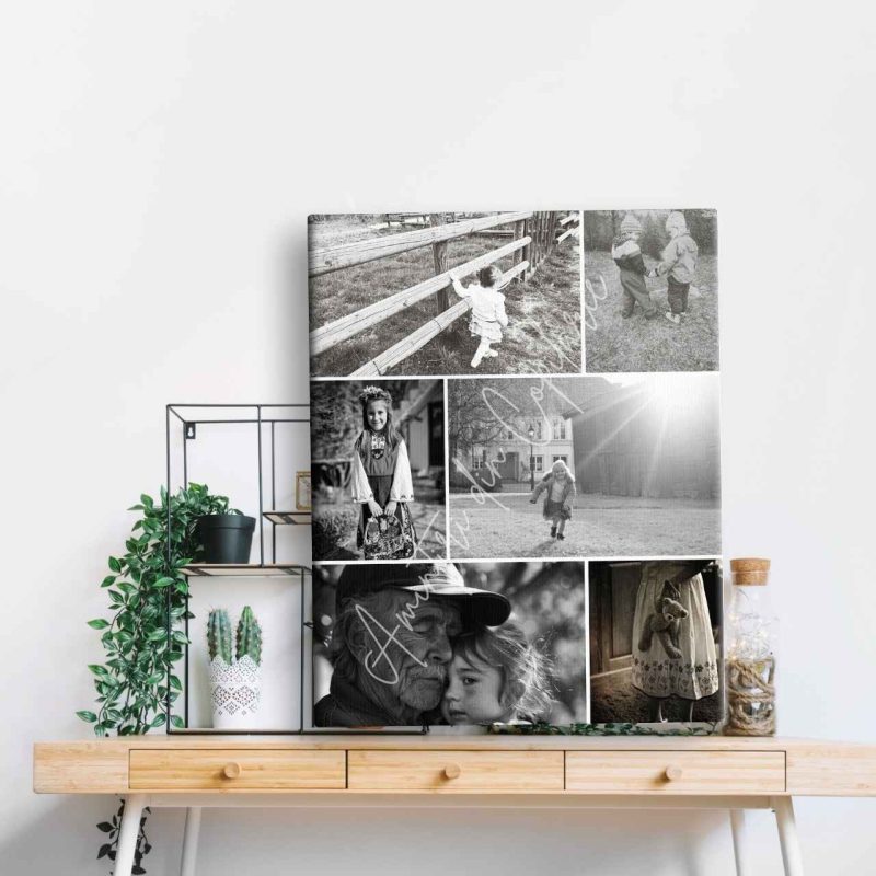 Tablou Canvas Colaj cu Poze din Copilărie – Personalizat cu Drag pentru Amintiri Unice Tablou canvas colaj cu poze din copilărie – personalizat cu drag