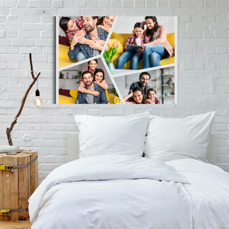 Tablou Canvas Personalizat cu Mai Multe Poze – Format Colaj Tablou canvas personalizat cu mai multe poze – format colaj, ideal pentru amintiri speciale
