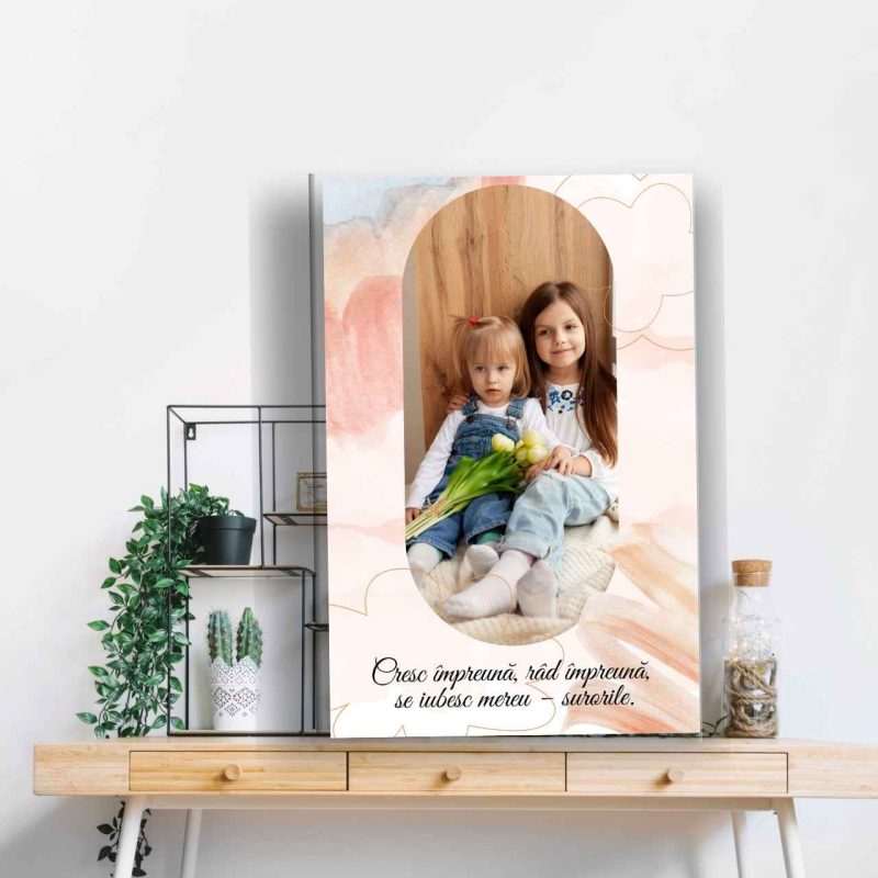 Tablou Personalizat Canvas cu Poza și Citat Inspirat – Cadou Motivațional și Decor Unic Tablou personalizat canvas cu poza și citat inspirat – decor motivațional și cadou original