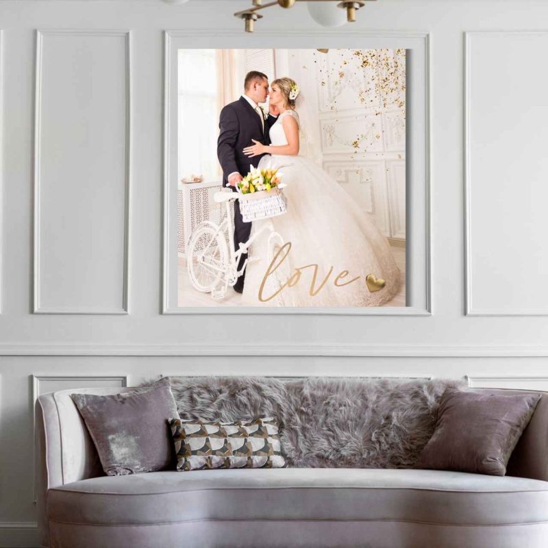 Tablou Personalizat Canvas pentru Nuntă – Cu Text și Imagine, Cadoul Perfect pentru Miri Tablou personalizat canvas pentru nuntă – cu text și imagine, decor elegant sau cadou de suflet